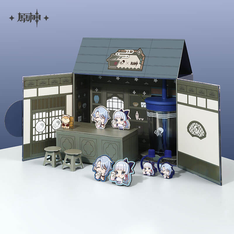 Genshin Xiyu Kamisato Ayato Ayaka Standee Badge Gift Box