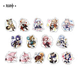 Genshin Outing Series Q Style Badge Pendant Notepad