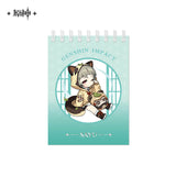 Genshin Outing Series Q Style Badge Pendant Notepad