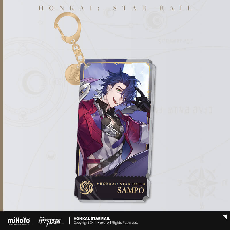 HonkaiStarRail MiHoYo Character Pendant Standee Badge