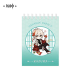 Genshin Outing Series Q Style Badge Pendant Notepad