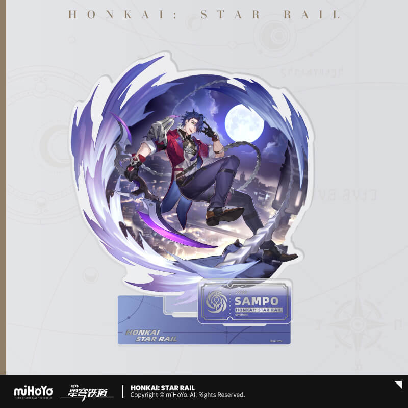 HonkaiStarRail MiHoYo Character Pendant Standee Badge