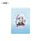 Genshin Outing Series Q Style Badge Pendant Notepad