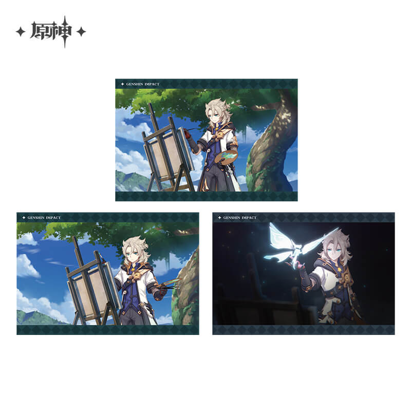 Genshin Character PV Series Badge Pendant Album