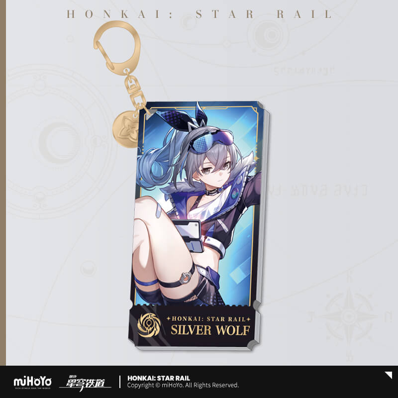 HonkaiStarRail MiHoYo Character Pendant Standee Badge