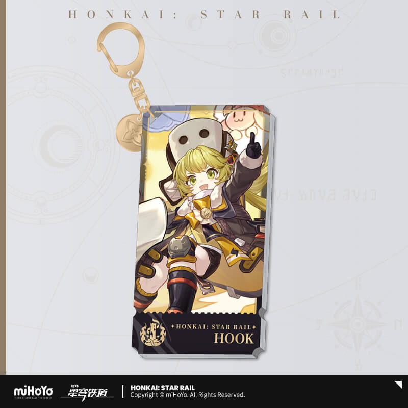 HonkaiStarRail MiHoYo Character Pendant Standee Badge