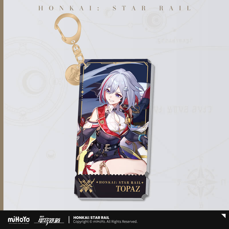 HonkaiStarRail MiHoYo Character Pendant Standee Badge