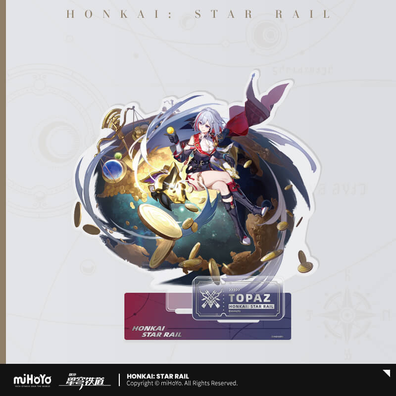 HonkaiStarRail MiHoYo Character Pendant Standee Badge