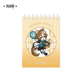 Genshin Outing Series Q Style Badge Pendant Notepad