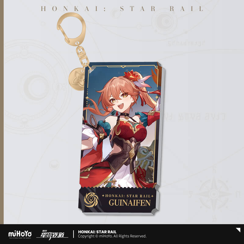HonkaiStarRail MiHoYo Character Pendant Standee Badge