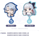 Genshin Xiyu Kamisato Ayato Ayaka Standee Badge Gift Box