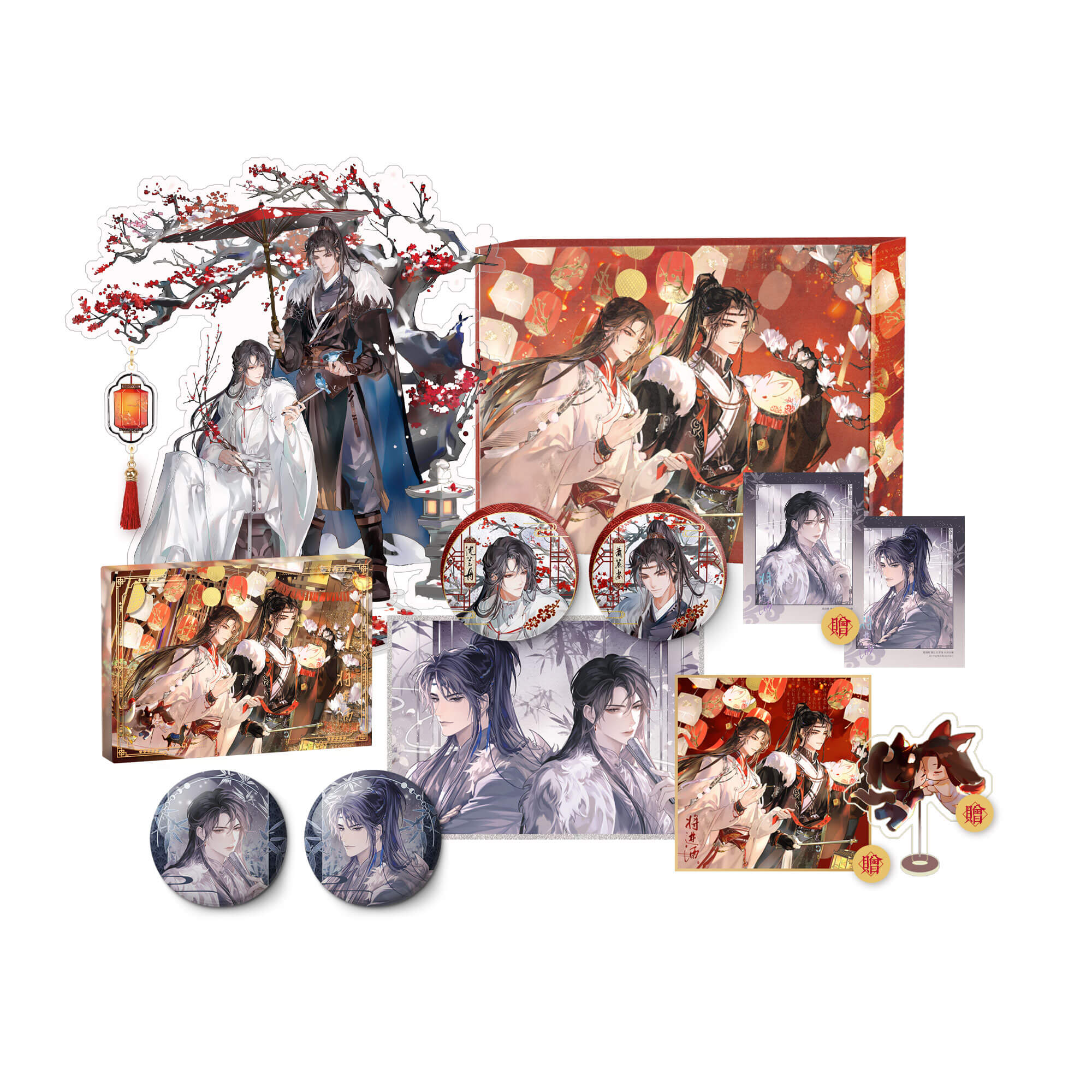 QiangJinJiu Acrylic Stand Badge Quicksand