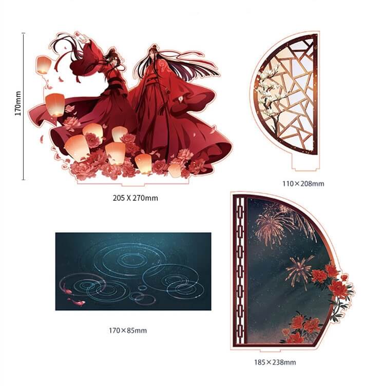 MDZS KAZE WangXian Acrylic Red Stand