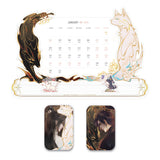 Erha MOF Arcylic Calendar Laser Badge