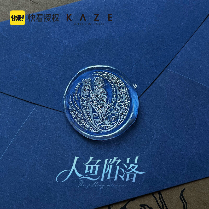 The Falling Merman KAZE Wax Stamp
