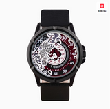 MDZS XYS Wheel Dial Reading Quartz Watch