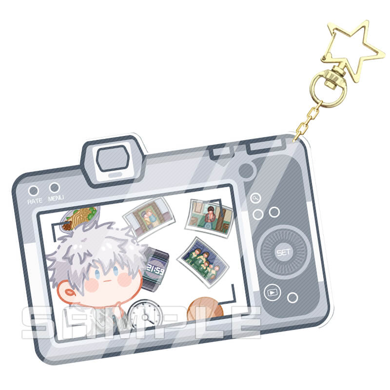 Link Click Q-style Acrylic Rocking Keychain PP Clip