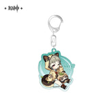 Genshin Outing Series Q Style Badge Pendant Notepad