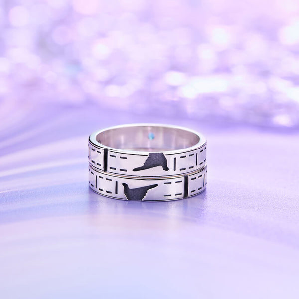 【2pcs 5% off】Link Click XYS 925 Silver Rings – CQL Derivs
