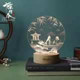 The Untamed Wangxian Acrylic Night Light Carving Lamp