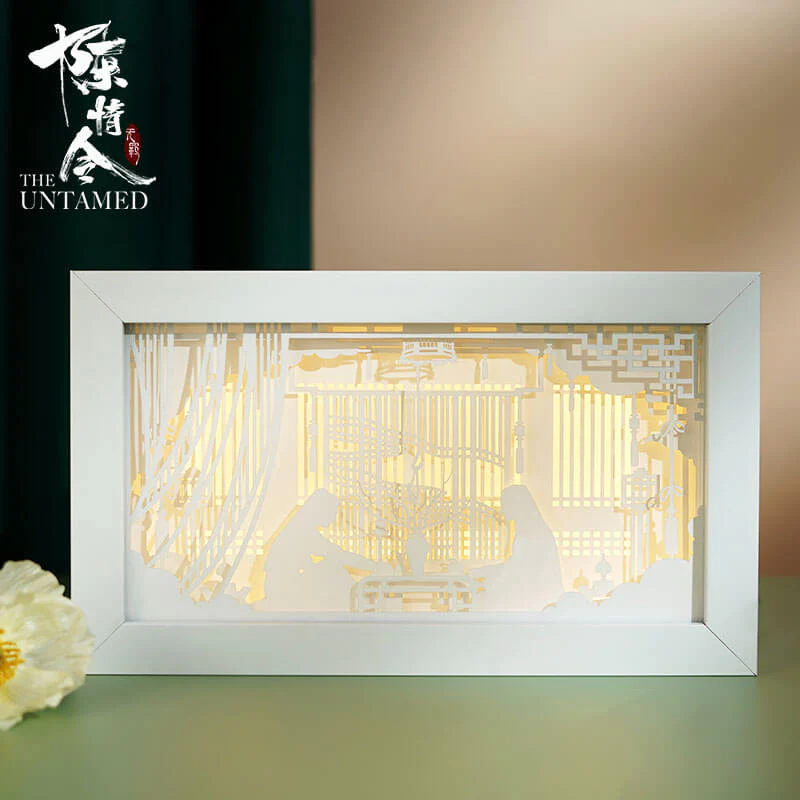 The Untamed Wangxian Paper Sculpture Night Light