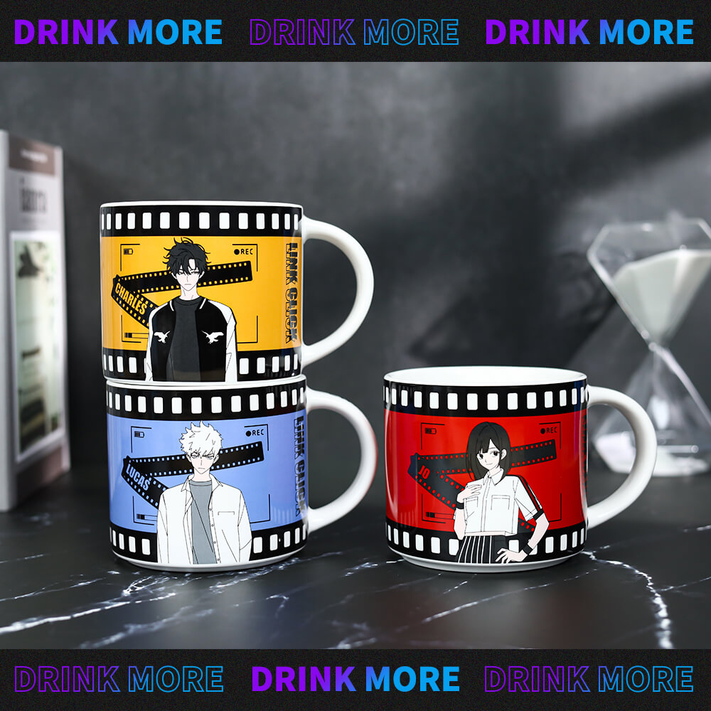 Link Click BEMOE Drink More Mug Blink Box