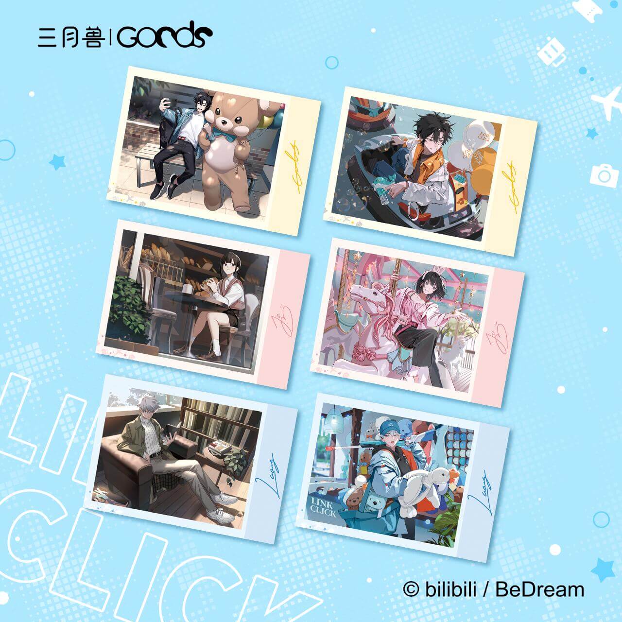 Link Click REC Moment Polaroid Card
