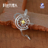 Link Click XYS Necklace Pendant Ring