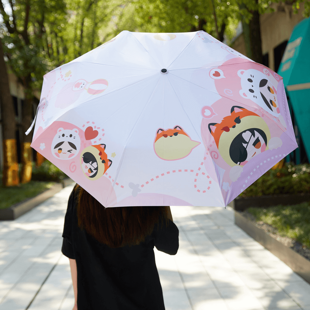 TGCF HYL Cute Three-folding Umbrella