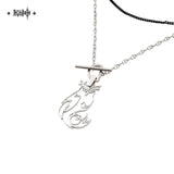 【2pcs 5% off】Genshin Diluc Metal Necklace Pendant