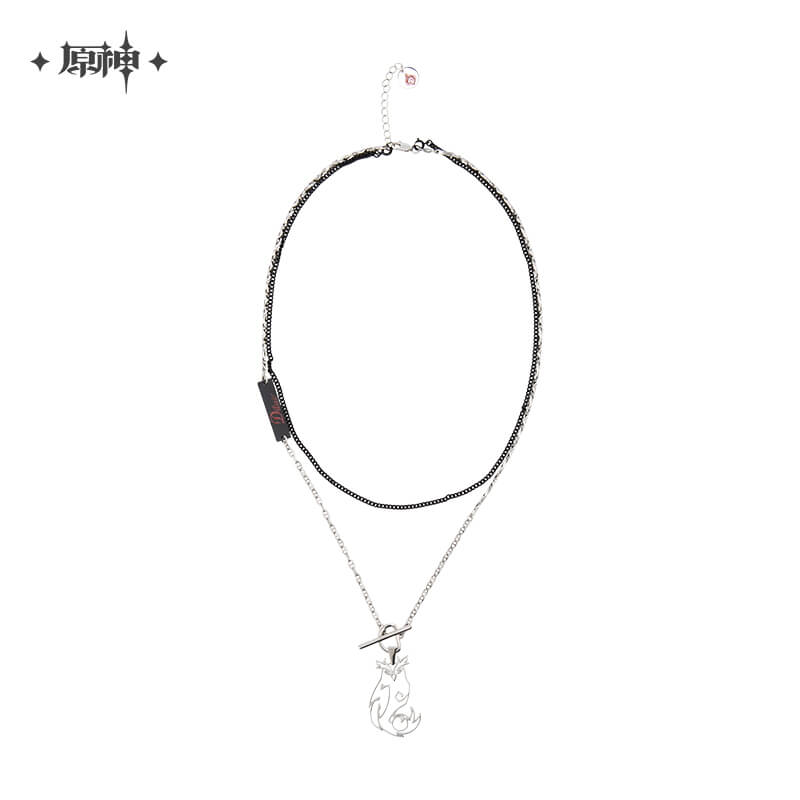 【2pcs 5% off】Genshin Diluc Metal Necklace Pendant