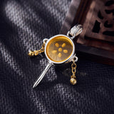 MDZS XYS Silver Pendant Necklace Bracelet Ring