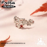 TGCF S925 Sliver Jewelry Ring Eardrop Bracelet Necklace