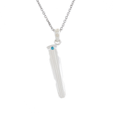 【2pcs 5% off】MDZS Silver Pendant Necklace Bracelet Ring